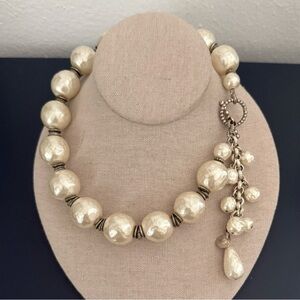 Rare Vintage Dominique Aurientis
Necklace 1980s Baroque Style Glass
Pearls EUC